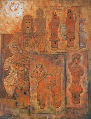 01市展いが賞「古代からの伝言」森岡達生