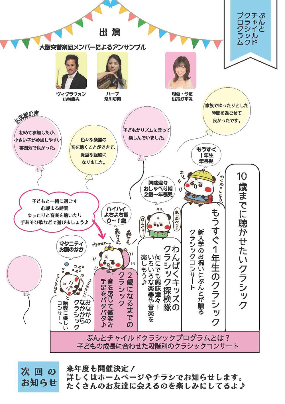 第3回 2歳になるまでのクラシック